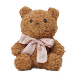 Monnalisa Brown Teddy Bear Bow Bag
