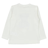 Monnalisa Ivory Rhinestone Bear T-Shirt