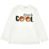 Monnalisa White Just Be Cool T-Shirt
