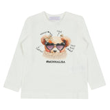 Monnalisa Ivory Cool Bear T-Shirt