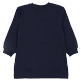 Monnalisa Navy Colosseum Bow Sweatshirt Dress