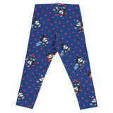 Monnalisa Blue Mickey & Minnie Mouse Leggings Set