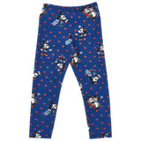 Monnalisa Blue Disney Mickey Mouse Leggings