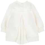 Monnalisa Pink & White Puppy Sweatshirt Dress