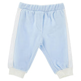 Monnalisa White & Blue Teddy Bear Tracksuit