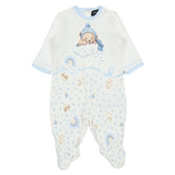 Monnalisa White & Blue Bear In The Clouds Gift Set