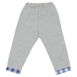 Monnalisa White & Grey T-Shirt And Trousers Set