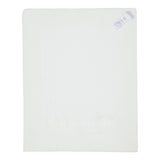 Monnalisa White Logo Knit Blanket