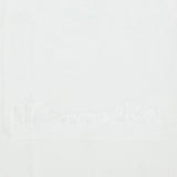 Monnalisa White Logo Knit Blanket