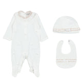 Monnalisa White Babygrow Set