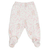 Monnalisa Ivory & Pink Teddy Print Babygrow Set
