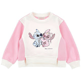 Monnalisa Ivory & Pink Disney Sweatshirt