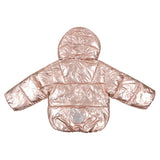 Molo Peach Metallic Puffer Jacket