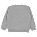 Dolce & Gabbana Grey Sweater With Logo Embroidery