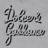 Dolce & Gabbana Grey Sweater With Logo Embroidery