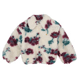 Dolce & Gabbana Multicolor Flower-print fur-like jacket