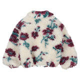 Dolce & Gabbana Multicolor Flower-print fur-like jacket