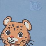 Dolce & Gabbana Blue DG Leopard T-Shirt