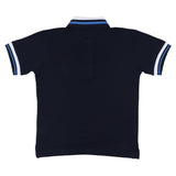 Dolce & Gabbana Navy Embroidered Pique Polo T-Shirt