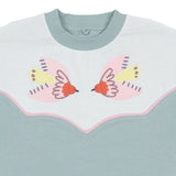 Stella Mccartney Yoke Print Two Tone T Shirt