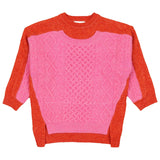 Stella Mccartney Cable Knit Red Sweater