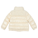 Moncler Cream Joelette quilted logo-patch padded jacket
