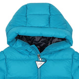 Moncler Blue Hooded Down Jacket