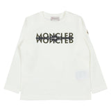 Moncler White Logo Motif T-Shirt