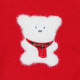 iDO Red Sweater with white polar bear applique