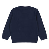iDO Navy teddy bear graphic Jumper