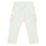 iDO White Tracksuit With teddy-textured