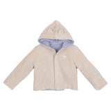 iDO Blue & Beige reversible hooded Jacket