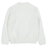 iDO White Cable Knit Sweater