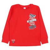 iDO Red Graphic Print crew neck T-shirt