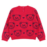 iDO Red jumper with bears