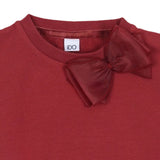 iDO Maroon jumper with bow