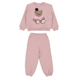 iDO pink with Teddy Bear embroidery