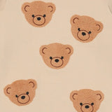iDO Beige dress with teddy bears