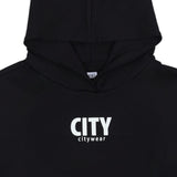 iDO Black hooded sweatshirt With Citywear Print