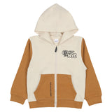 iDO White & Brown 3-piece Tracksuit Set