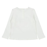 iDO White Cotton Diamante Heart T-Shirt