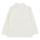 iDO Off White High-neck T-shirt With dog print