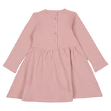 iDO Pink Dress with rhinestone bow applique