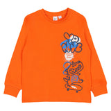 iDO Orange Graphic Print T-Shirt