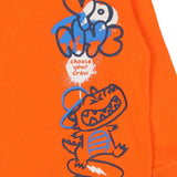 iDO Orange Graphic Print T-Shirt
