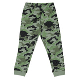 iDO Green Tracksuit Set with dinosaur print