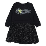 Mousse Black Shooting Star Dress