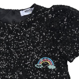 Mousse Black Rainbow Sparkle Dress