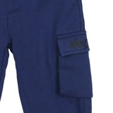 Mousse Navy Sporty Cargo Pants