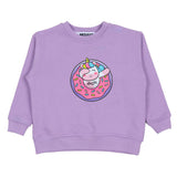 Mousse Lilac Donut Unicorn Sweatshirt